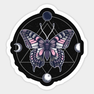 Demigirl Butterfly Sticker